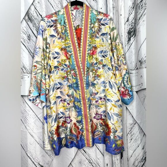 Johnny Was Silk Kimono Reversible XL - Picture 4 of 9